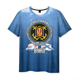Мужская футболка 3D с принтом РХБЗ ВМФ в Курске, 100% полиэфир | прямой крой, круглый вырез горловины, длина до линии бедер | биологическая | вмф | защита | радиационная | рзбз | флот | химическая
