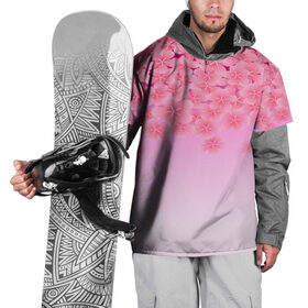 Накидка на куртку 3D с принтом Цветы в Курске, 100% полиэстер |  | 