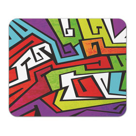 Коврик прямоугольный с принтом Цветные граффити в Курске, натуральный каучук | размер 230 х 185 мм; запечатка лицевой стороны | арт | белый | граффити | жёлтый | зелёный | искусство | красный | лучшее | новинки | полосы | популярное | синий | узоры | фиолетовый | цвет | цветные граффити