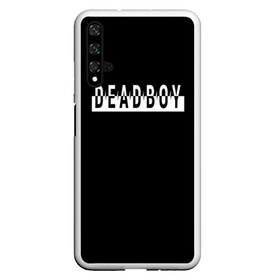 Чехол для Honor 20 с принтом DeadBoy в Курске, Силикон | Область печати: задняя сторона чехла, без боковых панелей | Тематика изображения на принте: bones | dead boy | deadboy | th@ kid | элмо кеннеди оконнор