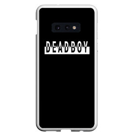 Чехол для Samsung S10E с принтом DeadBoy в Курске, Силикон | Область печати: задняя сторона чехла, без боковых панелей | Тематика изображения на принте: bones | dead boy | deadboy | th@ kid | элмо кеннеди оконнор