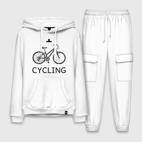 Мужской костюм хлопок с толстовкой с принтом I love cycling в Курске,  |  | Тематика изображения на принте: bicycle | bike | bmx | cycling | enjoy | i | like | love | moto | ride | rider | sport | байк | велик | вело | велосипед | велосипедист | ездить | зож | катать | кататься | лето | спорт | спортсмен