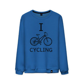 Мужской свитшот хлопок с принтом I love cycling в Курске, 100% хлопок |  | bicycle | bike | bmx | cycling | enjoy | i | like | love | moto | ride | rider | sport | байк | велик | вело | велосипед | велосипедист | ездить | зож | катать | кататься | лето | спорт | спортсмен