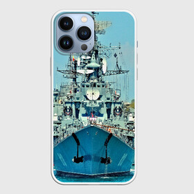 Чехол для iPhone 13 Pro Max с принтом Сторожевой корабль в Курске,  |  | 3d | море | севастополь | сторожевой корабль | судно | черноморский флот