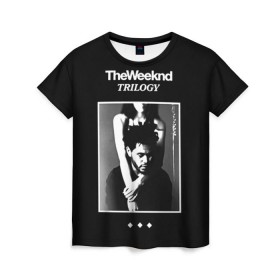 Женская футболка 3D с принтом The Weeknd в Курске, 100% полиэфир ( синтетическое хлопкоподобное полотно) | прямой крой, круглый вырез горловины, длина до линии бедер | Тематика изображения на принте: the weeknd | викенд | тесфайе | уикенд