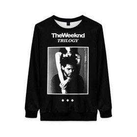 Женский свитшот 3D с принтом The Weeknd в Курске, 100% полиэстер с мягким внутренним слоем | круглый вырез горловины, мягкая резинка на манжетах и поясе, свободная посадка по фигуре | the weeknd | викенд | тесфайе | уикенд