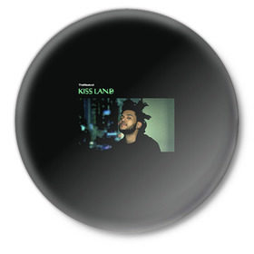 Значок с принтом The Weeknd в Курске,  металл | круглая форма, металлическая застежка в виде булавки | Тематика изображения на принте: the weeknd | викенд | тесфайе | уикенд