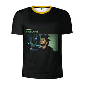 Мужская футболка 3D спортивная с принтом The Weeknd в Курске, 100% полиэстер с улучшенными характеристиками | приталенный силуэт, круглая горловина, широкие плечи, сужается к линии бедра | the weeknd | викенд | тесфайе | уикенд