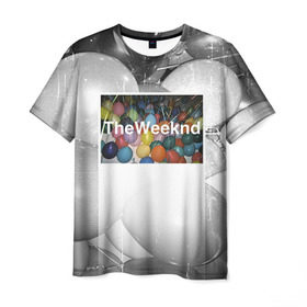 Мужская футболка 3D с принтом The Weeknd в Курске, 100% полиэфир | прямой крой, круглый вырез горловины, длина до линии бедер | Тематика изображения на принте: the weeknd | викенд | тесфайе | уикенд