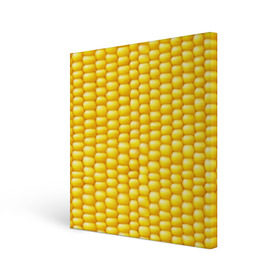 Холст квадратный с принтом Сладкая вареная кукуруза в Курске, 100% ПВХ |  | Тематика изображения на принте: еда | кукуруза