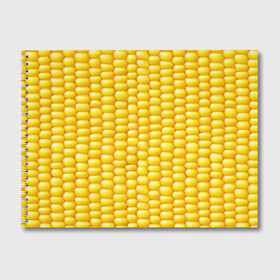 Альбом для рисования с принтом Сладкая вареная кукуруза в Курске, 100% бумага
 | матовая бумага, плотность 200 мг. | еда | кукуруза