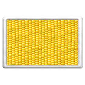 Магнит 45*70 с принтом Сладкая вареная кукуруза в Курске, Пластик | Размер: 78*52 мм; Размер печати: 70*45 | еда | кукуруза