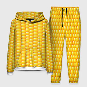 Мужской костюм 3D (с толстовкой) с принтом Сладкая вареная кукуруза в Курске,  |  | Тематика изображения на принте: еда | кукуруза