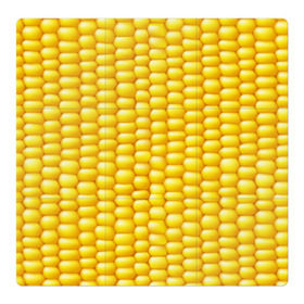 Магнитный плакат 3Х3 с принтом Сладкая вареная кукуруза в Курске, Полимерный материал с магнитным слоем | 9 деталей размером 9*9 см | еда | кукуруза