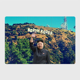 Магнитный плакат 3Х2 с принтом NORTH KOREA в Курске, Полимерный материал с магнитным слоем | 6 деталей размером 9*9 см | hollywood | kim jong un | north korea | ким чен ын | северная корея