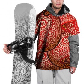 Накидка на куртку 3D с принтом Турецкий огурец в Курске, 100% полиэстер |  | 3d | абстракция | арт | индийский | турецкий огурец | узор | фигуры | цветы