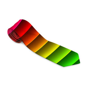 Галстук 3D с принтом Радужные цвета в Курске, 100% полиэстер | Длина 148 см; Плотность 150-180 г/м2 | радуга | цвет