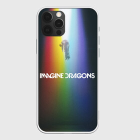 Чехол для iPhone 12 Pro с принтом Imagine Dragons в Курске, силикон | область печати: задняя сторона чехла, без боковых панелей | demons | evolve | mirrors | radioactive | драконы | космос | музыка | нло | ночь | поп | радуга | рок | свет