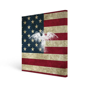 Холст квадратный с принтом Флаг США с белым орлом в Курске, 100% ПВХ |  | usa | америка | американец | америки | звездно полосатый | необычный | нью йорк | орел | соединенные | сша | флаг | штаты | янки