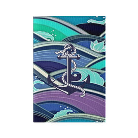 Обложка для паспорта матовая кожа с принтом Моряк в Курске, натуральная матовая кожа | размер 19,3 х 13,7 см; прозрачные пластиковые крепления | blue | брызги | вмф | вода | военный | волны | капли | море | океан