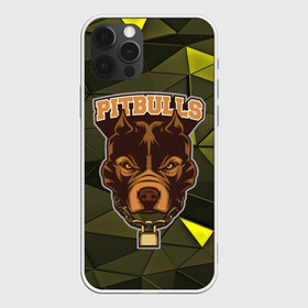 Чехол для iPhone 12 Pro Max с принтом Pitbulls в Курске, Силикон |  | Тематика изображения на принте: dog | pitbulls | абстракция | геометрия | животные | собака | треугольники | цепь