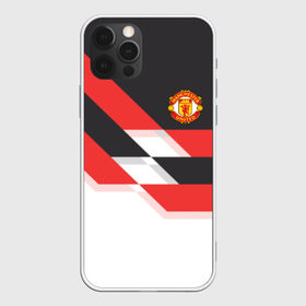 Чехол для iPhone 12 Pro Max с принтом Manchester United - Stripe в Курске, Силикон |  | manchester united | stripe | манчестер юнайтед | футбол