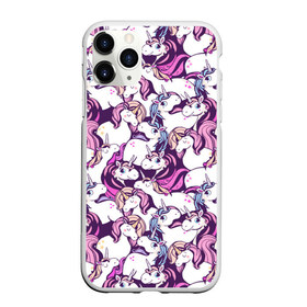 Чехол для iPhone 11 Pro матовый с принтом unicorn в Курске, Силикон |  | horse | mlp | pony | unicorn | единорог | лошадь | пони