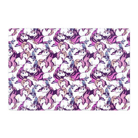 Магнитный плакат 3Х2 с принтом unicorn в Курске, Полимерный материал с магнитным слоем | 6 деталей размером 9*9 см | horse | mlp | pony | unicorn | единорог | лошадь | пони