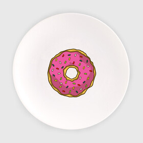 Тарелка с принтом Пончик в Курске, фарфор | диаметр - 210 мм
диаметр для нанесения принта - 120 мм | Тематика изображения на принте: bart | homer | simpsons | барт | гомер | еда | мульт | мультфильм | пончик | симпсоны | спрингфилд