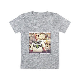 Детская футболка хлопок с принтом Тревор ГТА 5 в Курске, 100% хлопок | круглый вырез горловины, полуприлегающий силуэт, длина до линии бедер | gta5 | gtav | philips | trevor | гта 5 | гтаv | тревор филипс