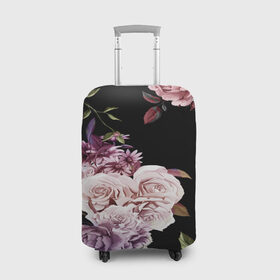 Чехол для чемодана 3D с принтом Flower Fashion в Курске, 86% полиэфир, 14% спандекс | двустороннее нанесение принта, прорези для ручек и колес | 3d | birds | fashion flower | flower | pattern | другие | красивые цветы | красные | прикольные | природа | птицы | розы | текстуры | цветочки | цветы