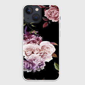 Чехол для iPhone 13 mini с принтом Flower Fashion в Курске,  |  | 3d | birds | fashion flower | flower | pattern | другие | красивые цветы | красные | прикольные | природа | птицы | розы | текстуры | цветочки | цветы