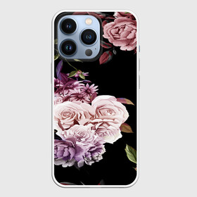 Чехол для iPhone 13 Pro с принтом Flower Fashion в Курске,  |  | 3d | birds | fashion flower | flower | pattern | другие | красивые цветы | красные | прикольные | природа | птицы | розы | текстуры | цветочки | цветы