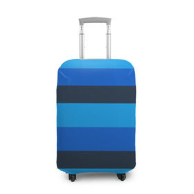 Чехол для чемодана 3D с принтом Фк Зенит в Курске, 86% полиэфир, 14% спандекс | двустороннее нанесение принта, прорези для ручек и колес | blue | champions | league | петербург | санкт | синий | форма