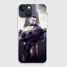 Чехол для iPhone 13 mini с принтом Half Life в Курске,  |  | freeman | gordon | half | halflife | hl | life | гордон | лайф | фримен | халва | халф | халфлайф | халява