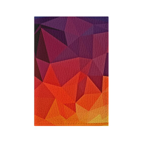 Обложка для паспорта матовая кожа с принтом Geometric в Курске, натуральная матовая кожа | размер 19,3 х 13,7 см; прозрачные пластиковые крепления | abstract | abstraction | color | geometry | mirror | polygon | абстракция | геометрия | грани | линии | полигоны | сочетания | треугольники