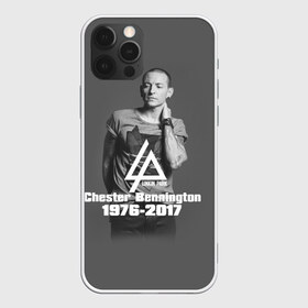 Чехол для iPhone 12 Pro Max с принтом Честер Беннингтон в Курске, Силикон |  | bennington | chester | linkin | park | rip | беннингтон | честер