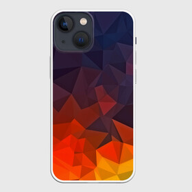 Чехол для iPhone 13 mini с принтом Абстракция в Курске,  |  | abstract | abstraction | color | geometry | mirror | polygon | абстракция | геометрия | грани | линии | полигоны | сочетания | стекло | треугольники