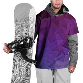 Накидка на куртку 3D с принтом Фиолетовые грани в Курске, 100% полиэстер |  | abstract | abstraction | color | geometry | mirror | polygon | абстракция | геометрия | грани | линии | полигоны | сочетания | стекло | треугольники