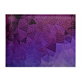 Обложка для студенческого билета с принтом Фиолетовые грани в Курске, натуральная кожа | Размер: 11*8 см; Печать на всей внешней стороне | abstract | abstraction | color | geometry | mirror | polygon | абстракция | геометрия | грани | линии | полигоны | сочетания | стекло | треугольники