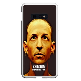 Чехол для Samsung S10E с принтом Chester Bennington в Курске, Силикон | Область печати: задняя сторона чехла, без боковых панелей | 3d | chester bennington | grey daze | linkin park | stone temple pilots | альтернатива | беннингтон | музыка | честер