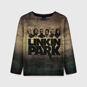 Детский лонгслив 3D с принтом Linkin Park Band в Курске, 100% полиэстер | длинные рукава, круглый вырез горловины, полуприлегающий силуэт
 | Тематика изображения на принте: chester bennington | linkin park | беннингтон | линкин паркб честер | майк | шинода