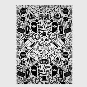 Скетчбук с принтом Tokyo Tattoo Sticker Bomb в Курске, 100% бумага
 | 48 листов, плотность листов — 100 г/м2, плотность картонной обложки — 250 г/м2. Листы скреплены сверху удобной пружинной спиралью | casual | design | pattern | ray ban | skull | street | texture | urban | дизайн | индеец | мода | очки | повтор | принт | стикербомб | стикеры | тату | текстура | узор | улица | хулиган | череп | шляпа