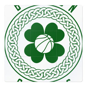 Магнитный плакат 3Х3 с принтом Boston Celtics в Курске, Полимерный материал с магнитным слоем | 9 деталей размером 9*9 см | basketball | boston | celtics | nba | баскетбол | бостон | келтикс | нба | селтикс | спорт