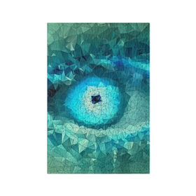 Обложка для паспорта матовая кожа с принтом Abstraction eyes в Курске, натуральная матовая кожа | размер 19,3 х 13,7 см; прозрачные пластиковые крепления | 3d | abstraction | daylight | daylights | eyes | glimmers | lights | peepers | polygon | swag | triangle | абстракция | геометрия | глаза | гляделки | естественное освещение | рассвет