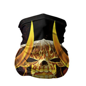 Бандана-труба 3D с принтом Clinkz в Курске, 100% полиэстер, ткань с особыми свойствами — Activecool | плотность 150‒180 г/м2; хорошо тянется, но сохраняет форму | Тематика изображения на принте: clinkz | daemon | devil | dota | dota 2 | fire | skull | демон | огонь | череп