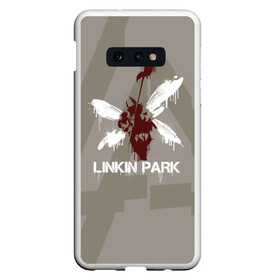 Чехол для Samsung S10E с принтом Linkin Park - Hybrid logos в Курске, Силикон | Область печати: задняя сторона чехла, без боковых панелей | Тематика изображения на принте: 0x000000123 | chester | hybrid | linkin park | линкин парк