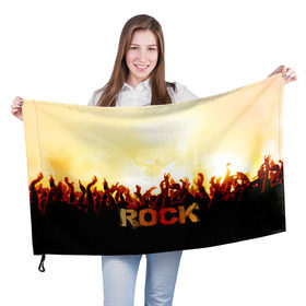 Флаг 3D с принтом Rock концерт в Курске, 100% полиэстер | плотность ткани — 95 г/м2, размер — 67 х 109 см. Принт наносится с одной стороны | rock | в толпу | гитара | группа | дым | жанр | концерт | металл | музыка | надпись | панк | певец | песня | прыжок | рок | рок н рол | руки | стиль | хард | хой | я люблю рок