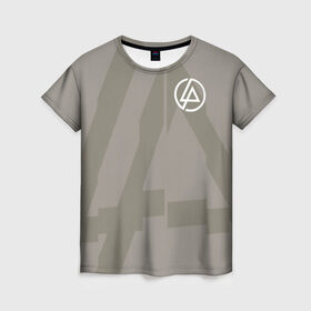 Женская футболка 3D с принтом Linkin Park Hoodie в Курске, 100% полиэфир ( синтетическое хлопкоподобное полотно) | прямой крой, круглый вырез горловины, длина до линии бедер | 0x000000123 | chester | linkin park | линкин парк