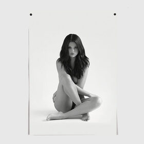 Постер с принтом Selena Gomez в Курске, 100% бумага
 | бумага, плотность 150 мг. Матовая, но за счет высокого коэффициента гладкости имеет небольшой блеск и дает на свету блики, но в отличии от глянцевой бумаги не покрыта лаком | selena gomez